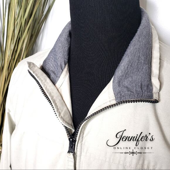 Timberland Men's Light Tan Jersey Lined Jacket Size Large - Picture 3 of 11